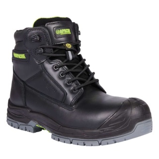 Apache Cranbrook Black Waterproof ESD S7S HRO LG FO SC SR Safety Boot - GTS Outsole